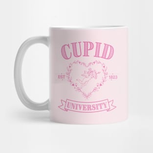 Cupid University T-Shirt, Cute Valentine's Day Shirt, Cute College Sweatshirt Classic T-Shirt, Neon Pink Mug